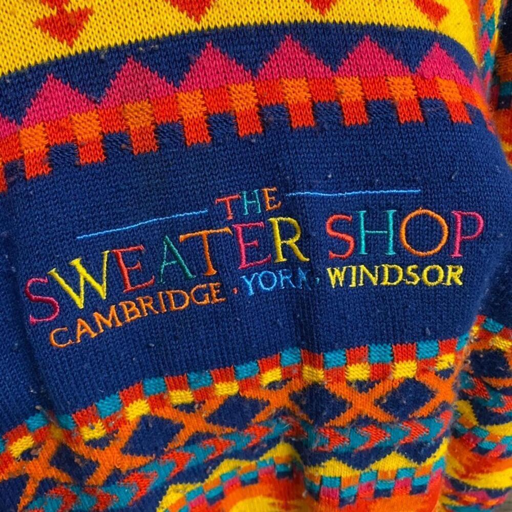 The Sweater Shop United Kingdom Scotland Esccose Men's Sweater Multi Sz L/XL - Picture 4 of 9